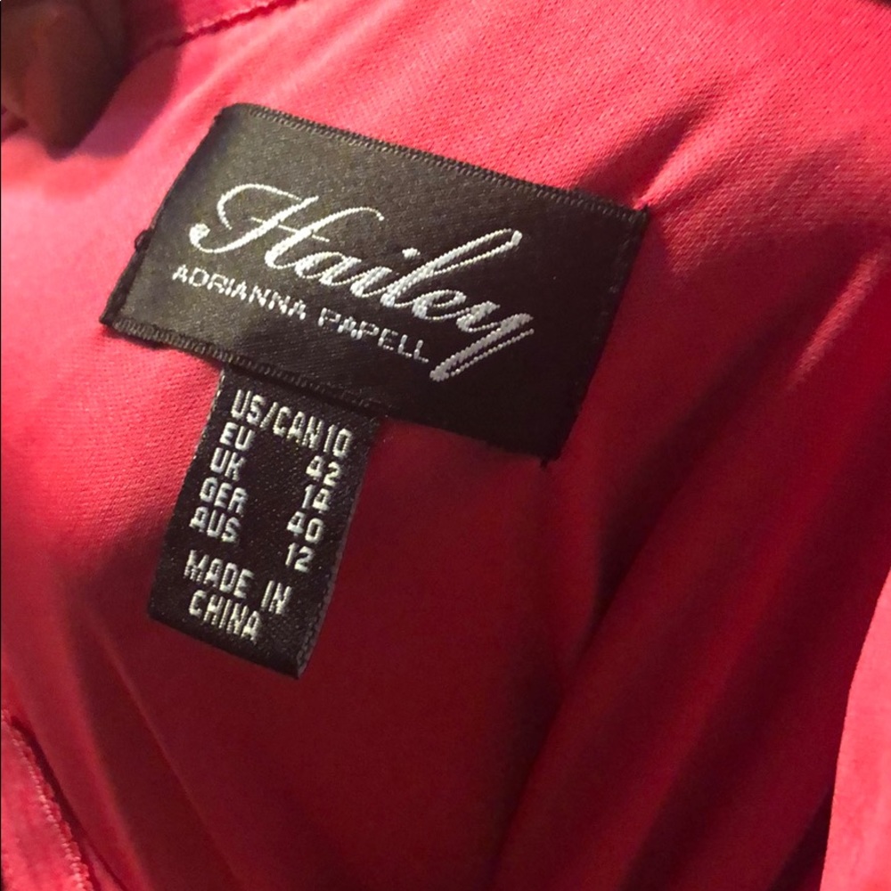 One Sleeve off the should pink party dress